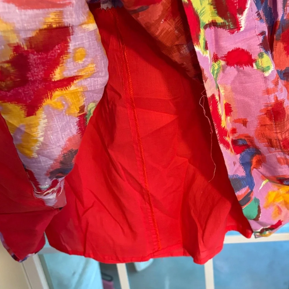 Aryn K Multicolor Strapless Dress - Picture 6 of 8